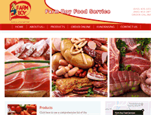 Tablet Screenshot of farmboyfoodservice.com